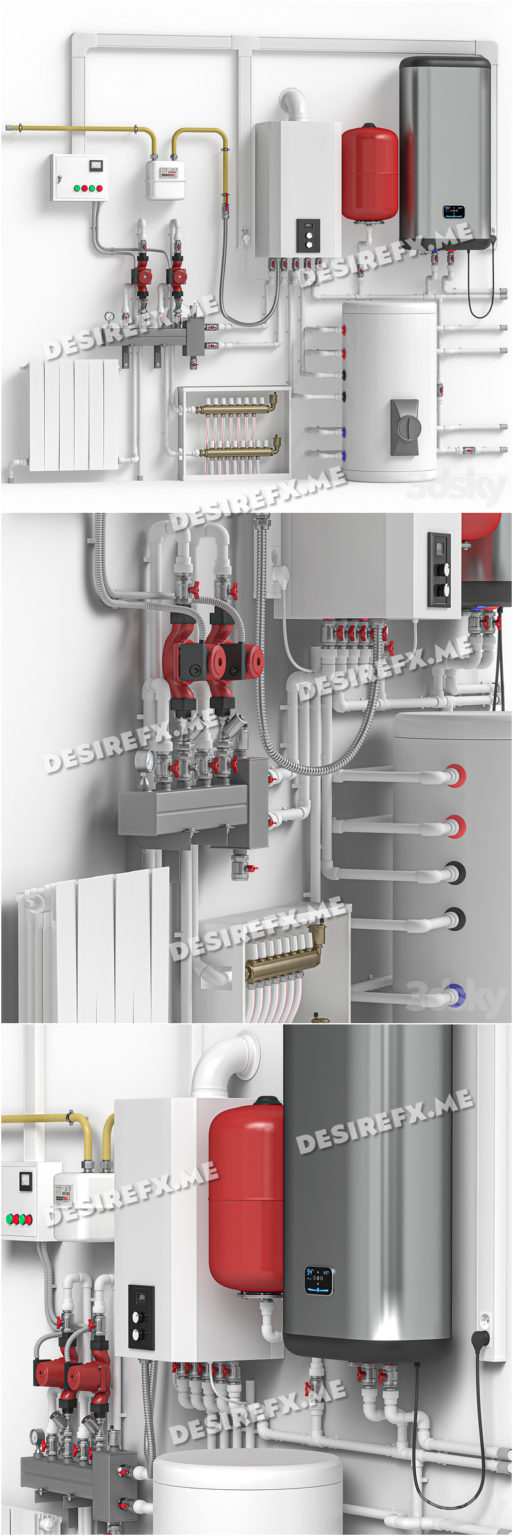 Desire FX 3d models | Boiler room – 3D Model