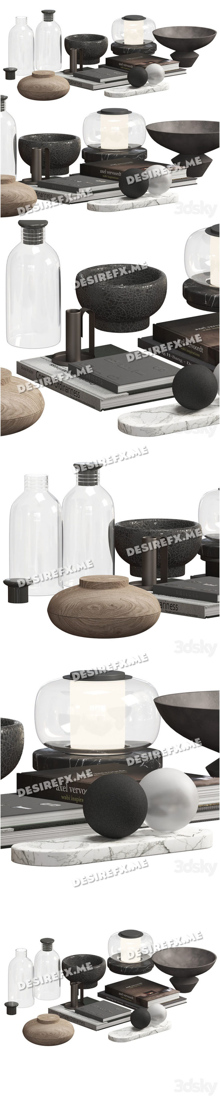 Desire FX 3d models | Decorative set 01 – 3D Model