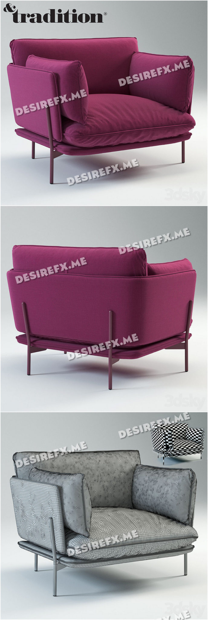 Desire FX 3d models | Tradition Chair – 3D Model