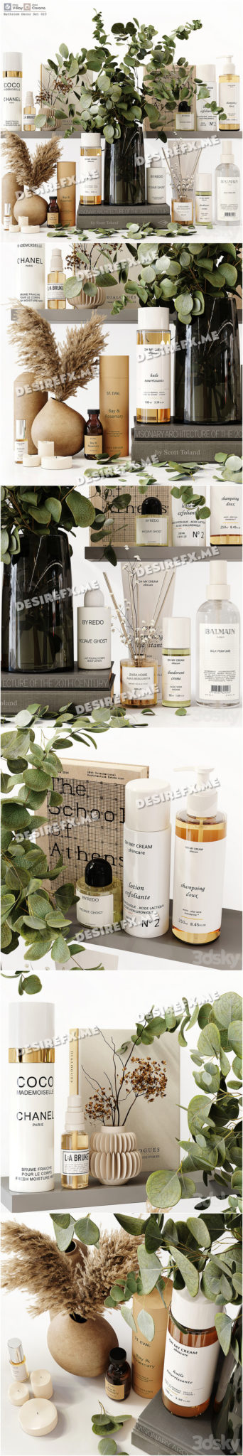 Desire FX 3d models | Bathroom Decor Set 023 – 3D Model