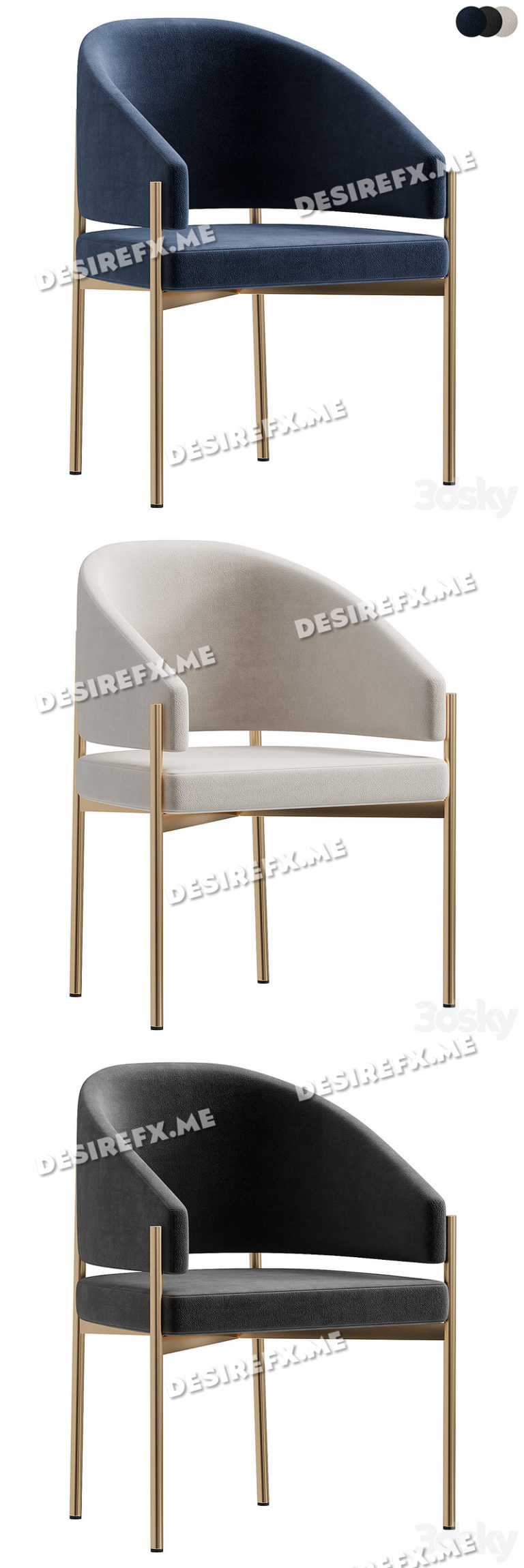 Desire FX 3d models | Chair IRVING – 3D Model