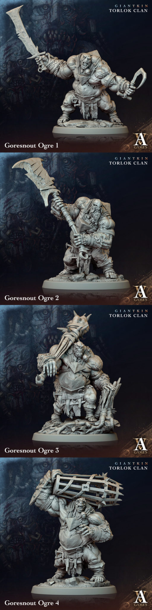 3D Print of Goraku the Ogre Magi - Oni Clan Hero Da YouChadBro 3D Print of Goraku the Ogre Magi - Oni Clan Hero Da YouChadBro