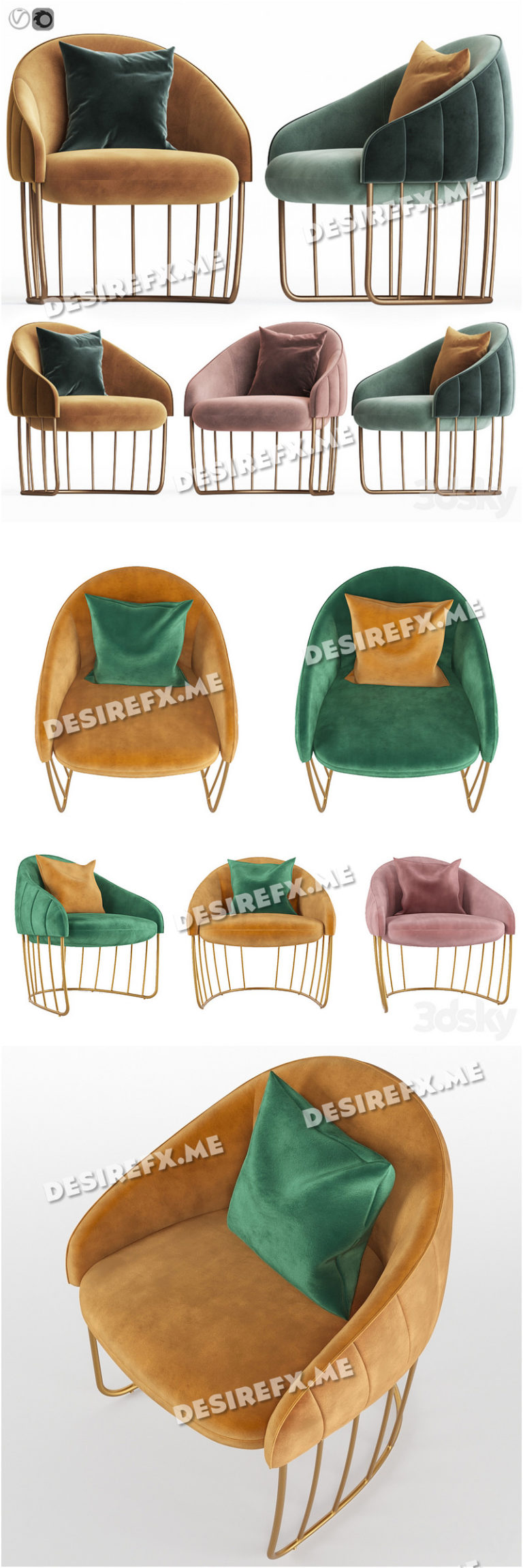 Desire FX 3d models | Lounge Chair – 3D Model