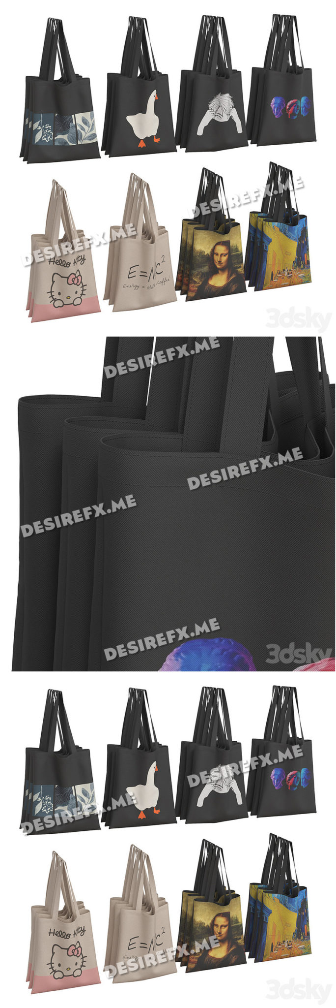 Desire FX 3d models | Shopping Bags – 3D Model