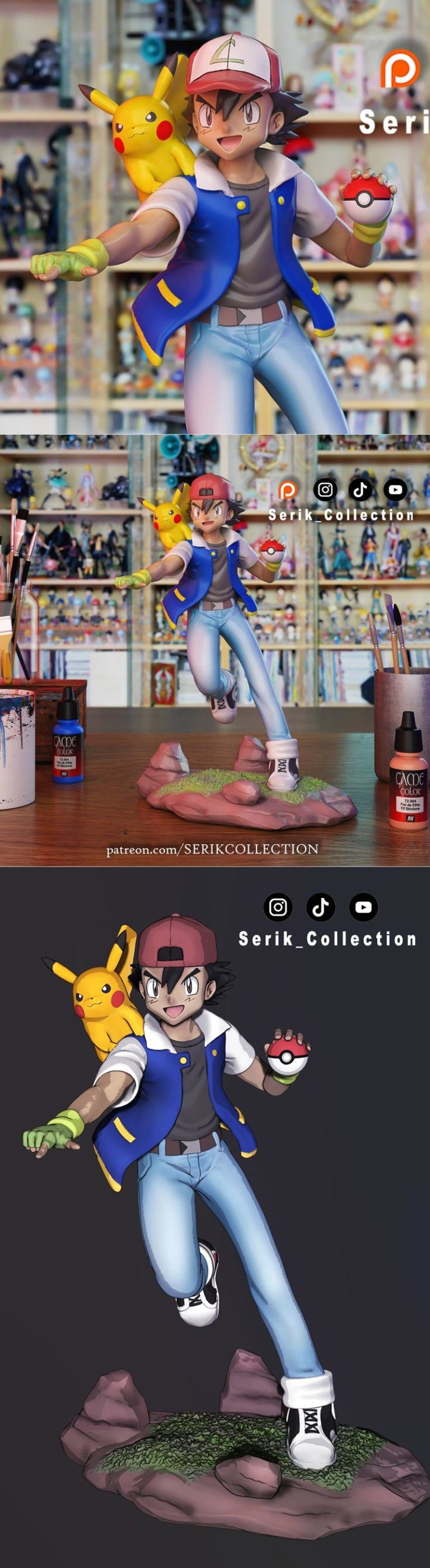 Ash Model Desire FX 3d models | Ash Ketchum Satoshi – Pokemon – 3D Print Model STL