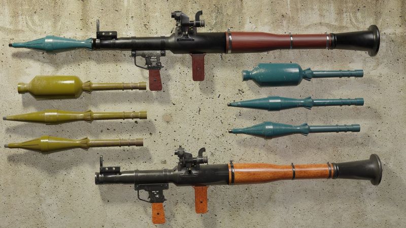 Desire FX 3d models | RPG 7 Launcher for Games Low Poly Low-poly 3D model