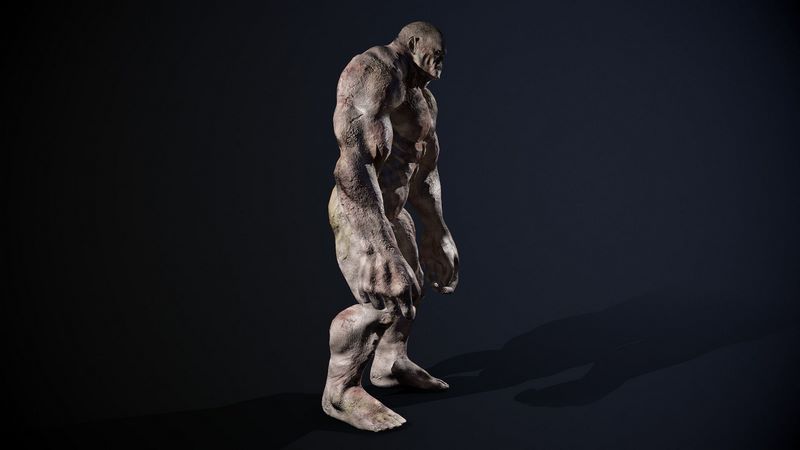 Desire FX 3d models | Giant Monster Thing Low-poly 3D model