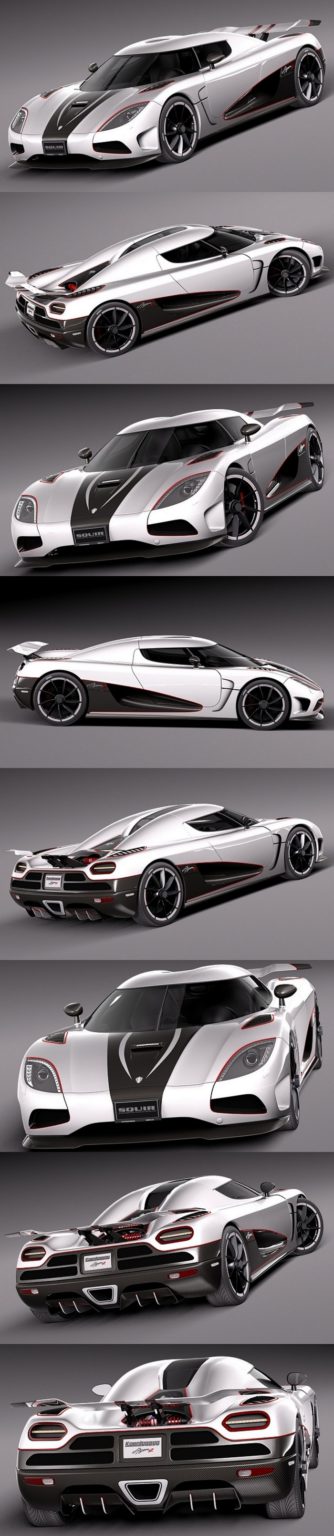 Agera R Model Sheet Desire FX 3d models | Koenigsegg Agera R 2012 3D Model
