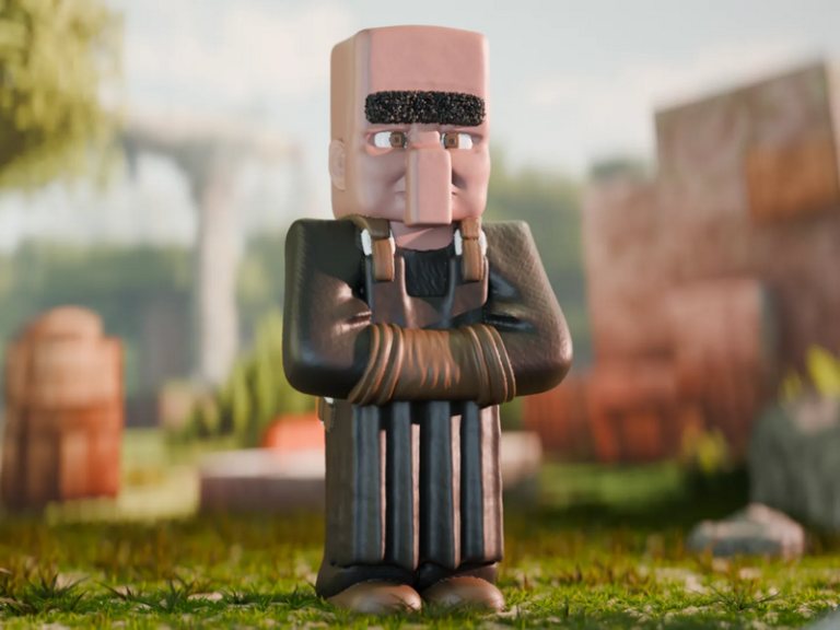 Desire FX 3d models | Minecraft Villager Sentinel – Iconic Game Tribute ...