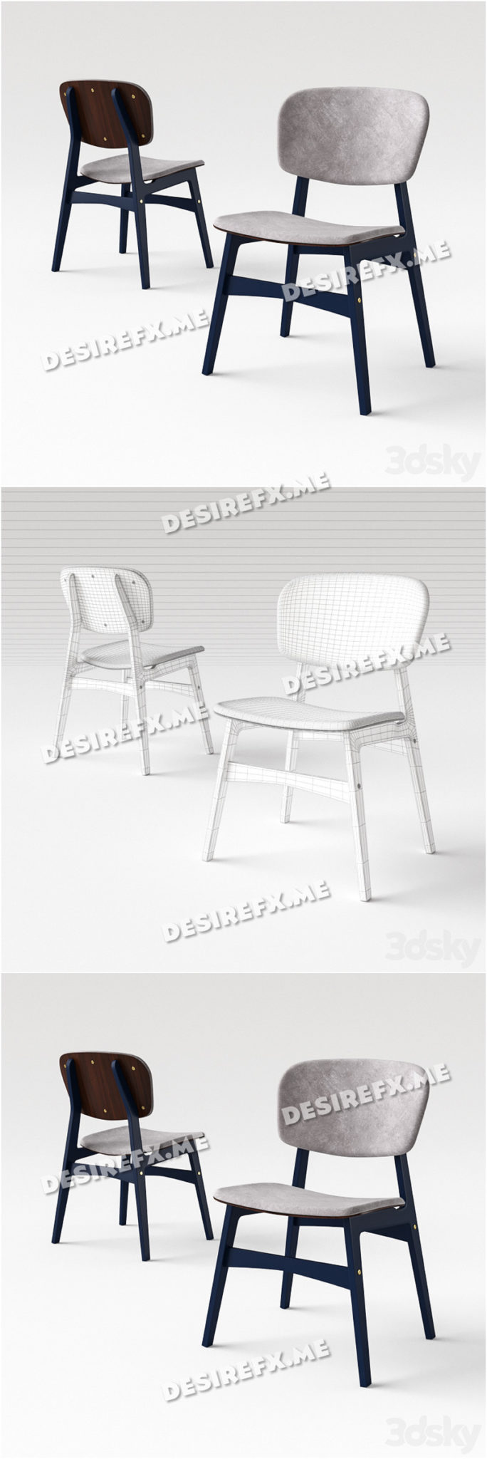 Desire FX 3d models | Upholstered chair SID – 3D Model
