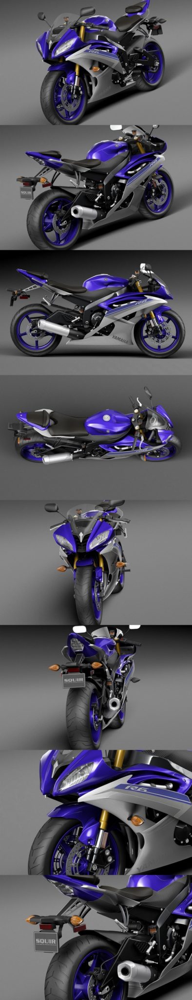 Desire FX 3d models | Yamaha YFZ R6 2015 3D Model