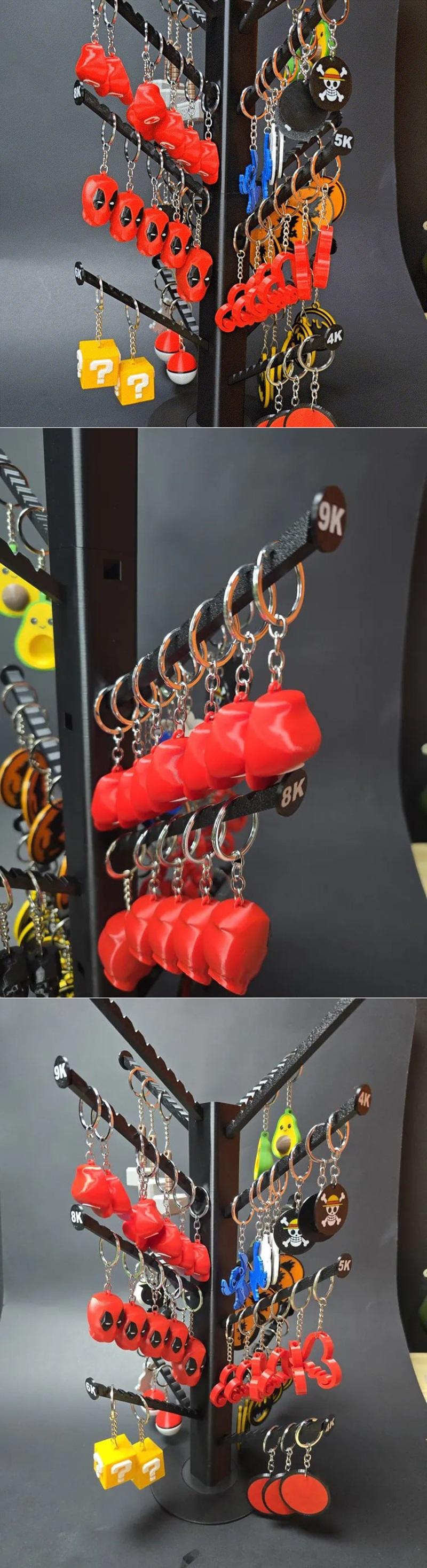 Desire FX 3d models | XXL Modular Keychain Display Stand – Rotating ...