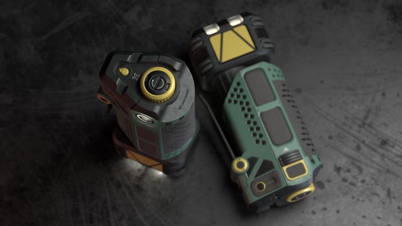 Desire FX 3d models | Sci fi device Low-poly 3D model