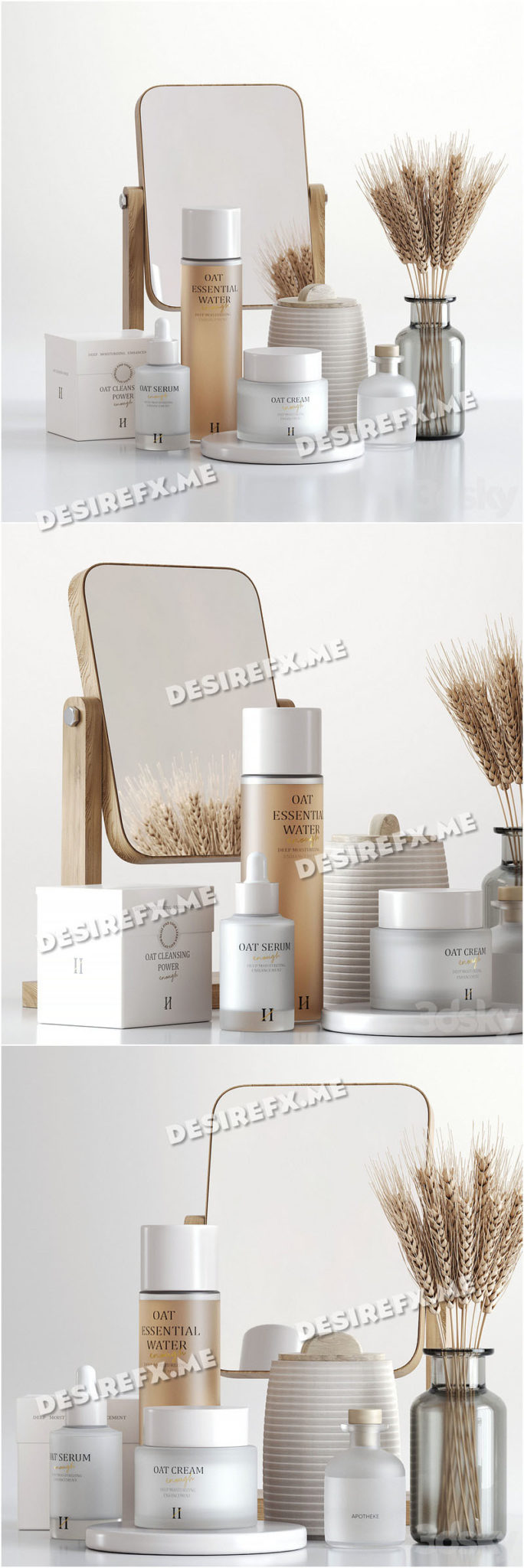 Desire FX 3d models | Decorative set 023 – 3D Model