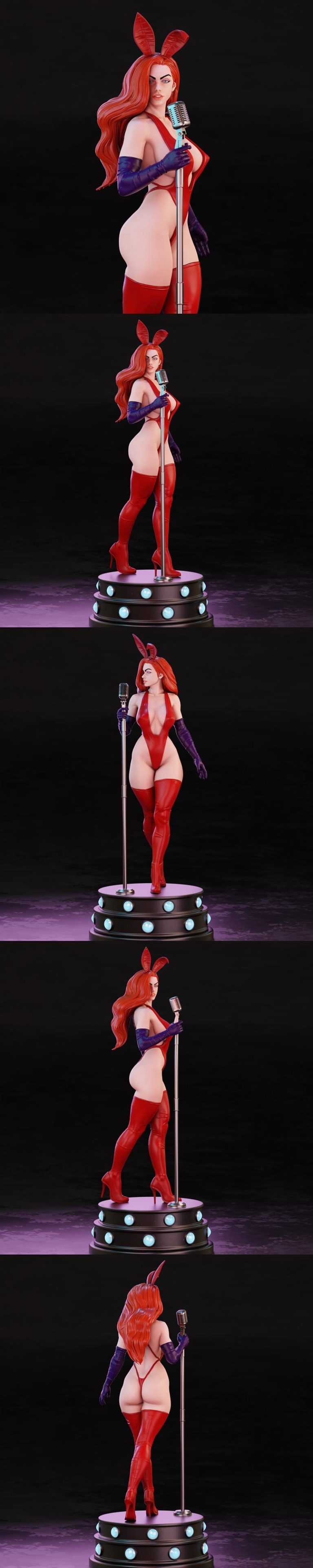 Desire FX 3d models | BrunoArt3D – Jessica Rabbit bunny – 3D Print ...