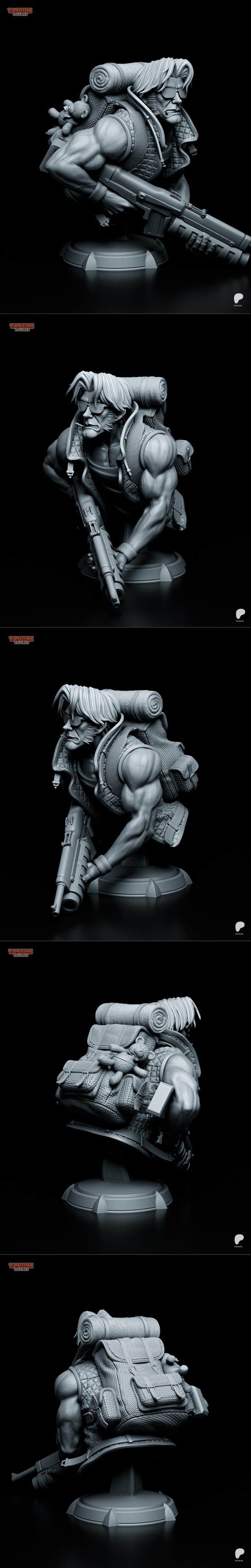 Desire FX 3d models | Tanuki Figures – Tarma Bust – 3D Print Model STL