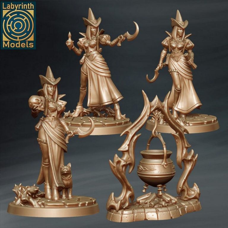 Desire FX 3d models | Labyrinth Models – Witch Hunters Vol 1 – 3D Print ...