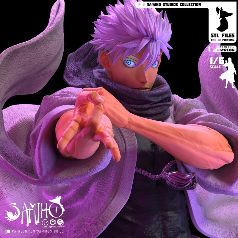 Desire FX 3d models | Satoru Gojo – Jujutsu Kaisen – 3D Print Model