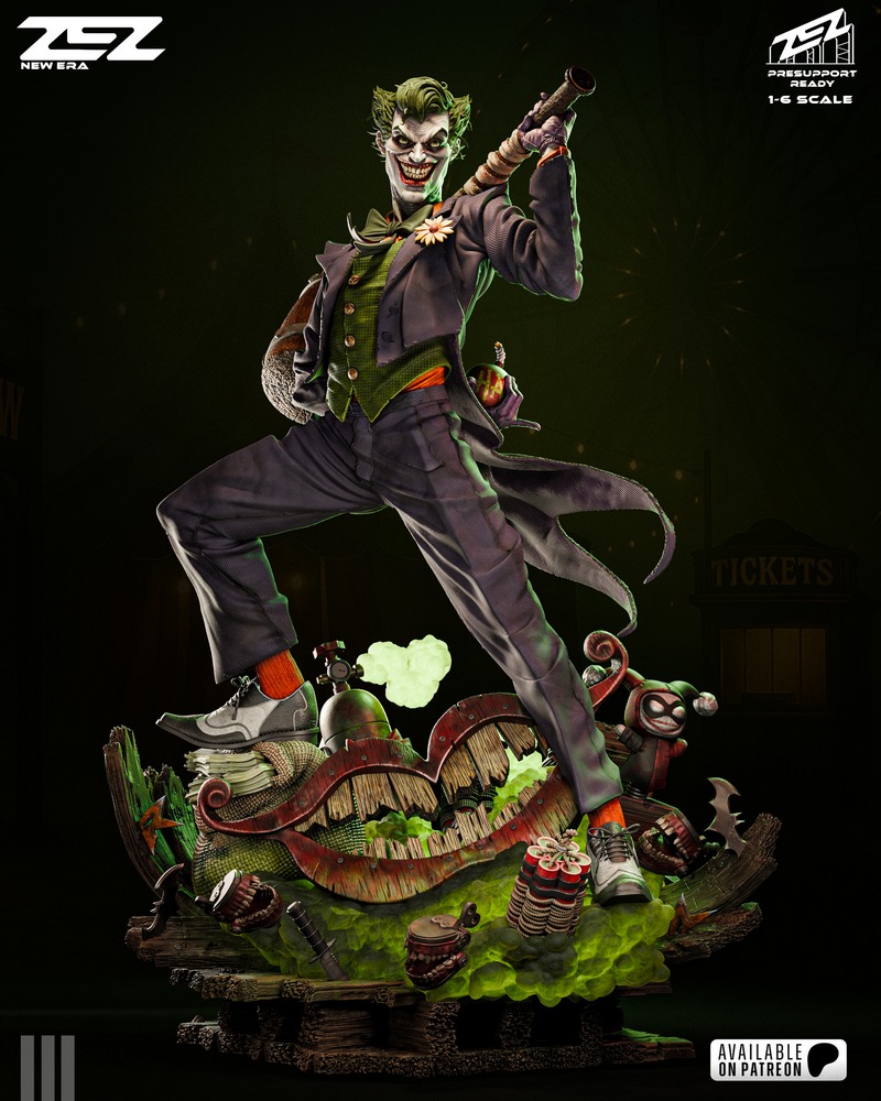 Desire FX 3d models | ZEZ Studio – Joker – 3D Print Model