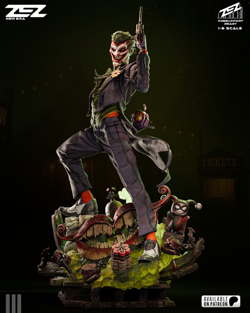 Desire FX 3d models | ZEZ Studio – Joker – 3D Print Model