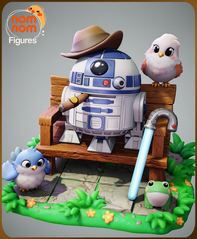 Desire FX 3d models | Nomnom Figures – Chibi R2D2 – Star Wars – 3D ...
