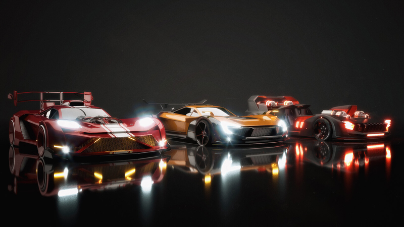 Desire FX 3d models | KitBash3D – Vehicles Supercars