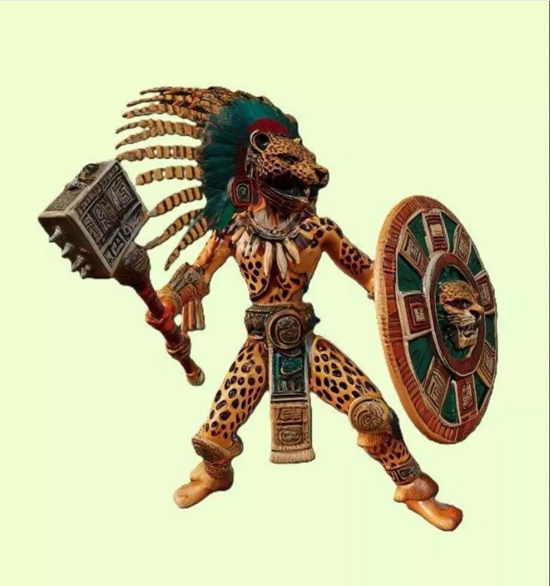 Desire FX 3d models | Aztec Jaguar Warrior 3D print model