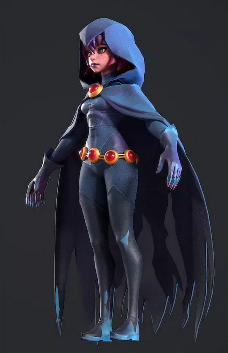 Raven Dc Model Desire FX 3d models | Raven Low-poly 3D model