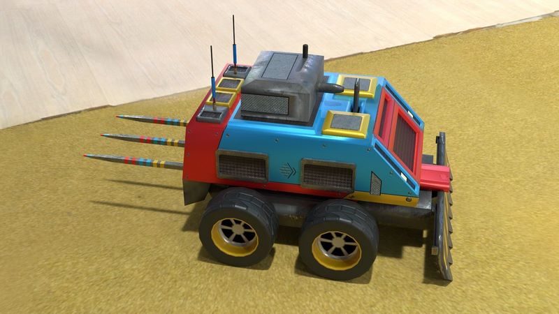 Desire FX 3d models | Battle Bot – Carbide Plus Low-poly 3D model