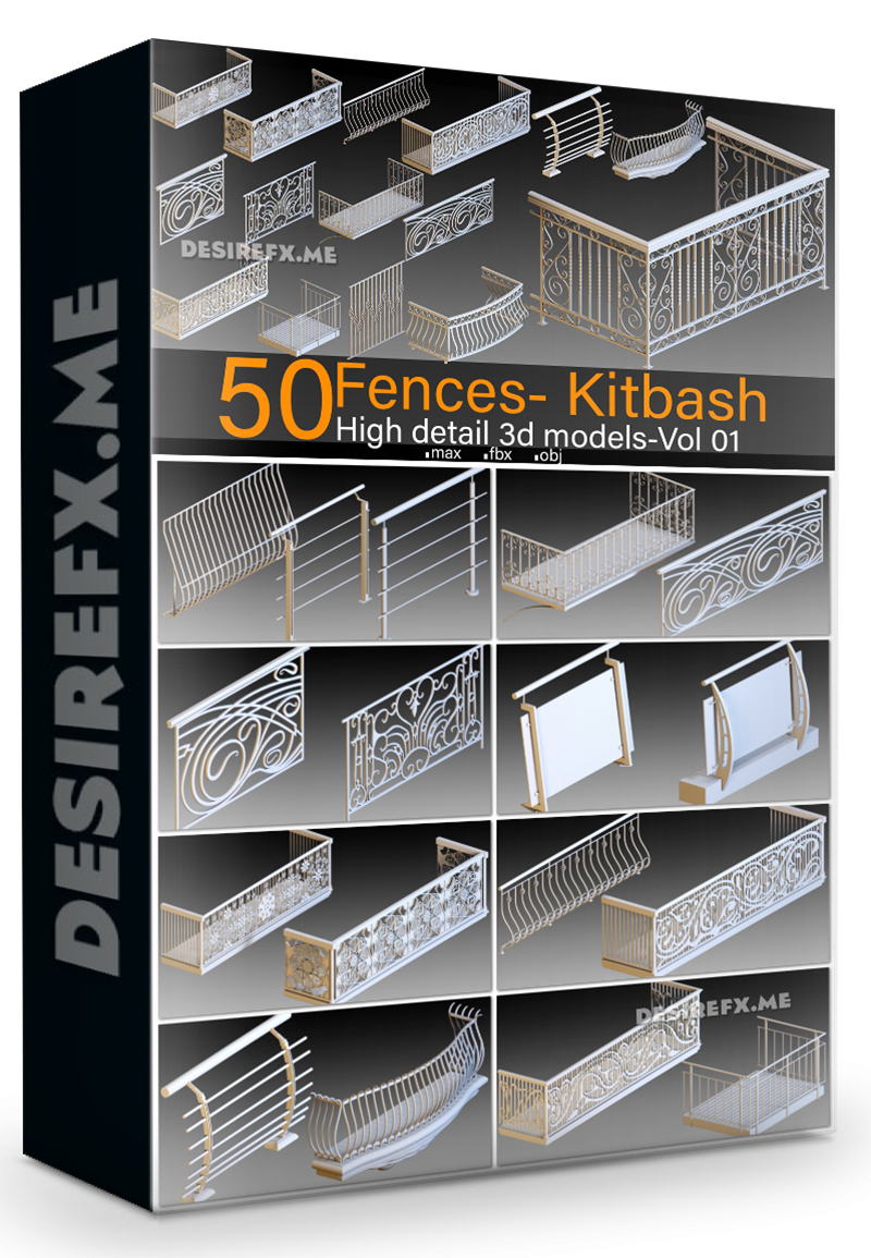 Desire FX 3d models | Kitbash3D