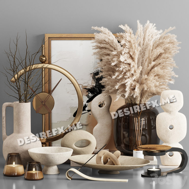 Desire FX 3d models | Decorative set 01 – 3D Model
