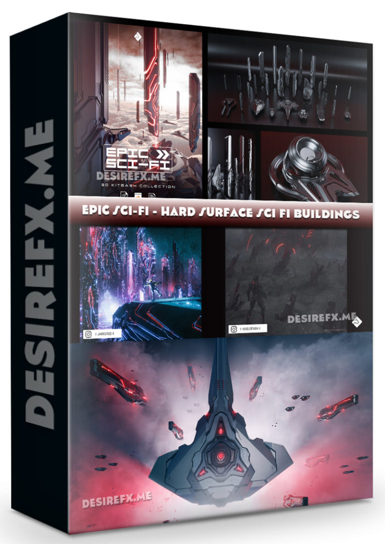 Desire FX 3d models | Epic Sci-Fi – Hard Surface Sci Fi Buildings ...
