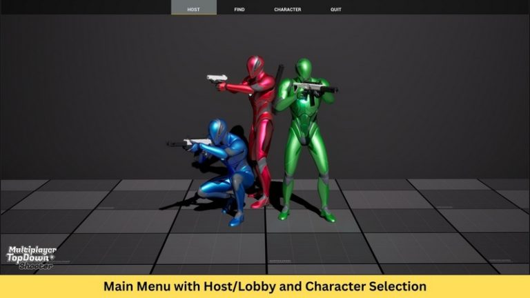 Desire FX 3d models | Multiplayer Top Down Shooter Template – Unreal Engine