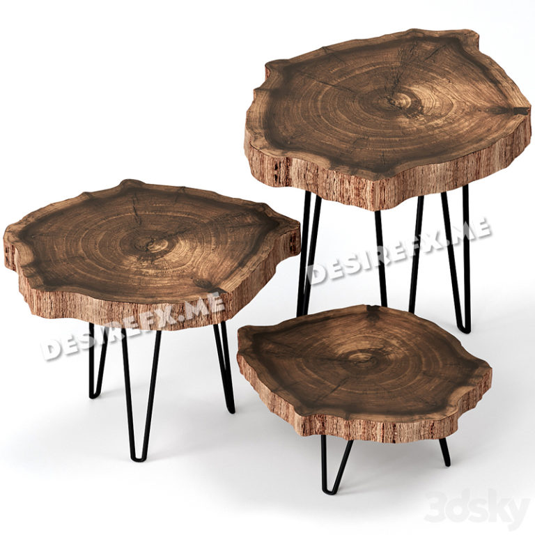 Desire FX 3d models | Slab coffee tables. – 3D Model