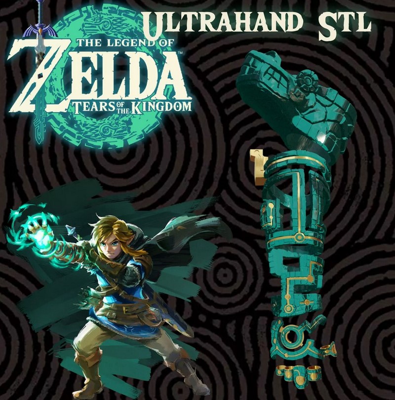 Desire Rune Desire FX 3d models | Link UltraHand and Rings Set Runes Zelda Tears of ...
