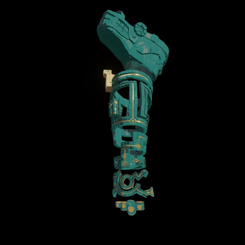 Desire Rune Desire FX 3d models | Link UltraHand and Rings Set Runes Zelda Tears of ...