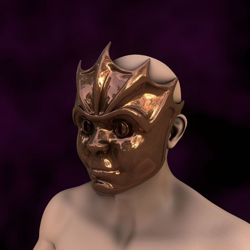 Merregon Decanus Desire FX 3d models | Devilfoil Merregon Mask Baldurs Gate 3 3D print model