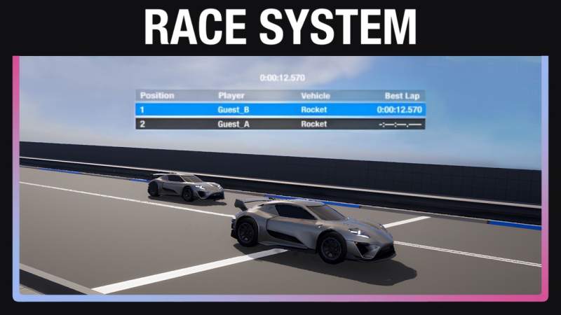 Desire FX 3d models | Race System – Unreal Engine