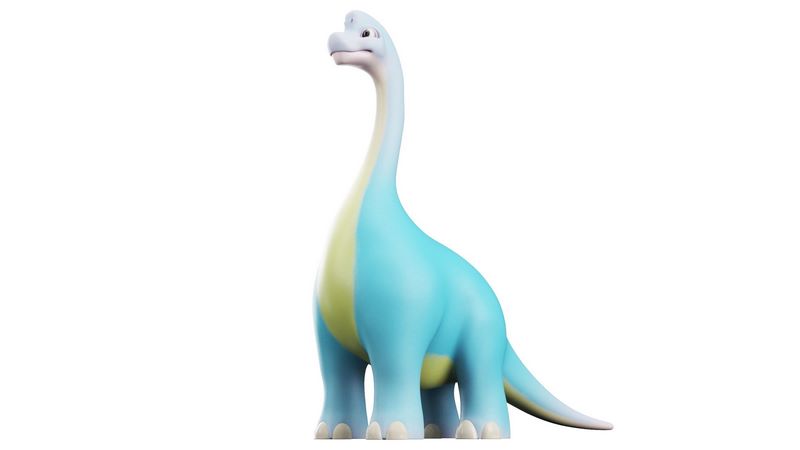 Desire FX 3d models | Cartoon Dinosaur Brachiosaurus 3D model