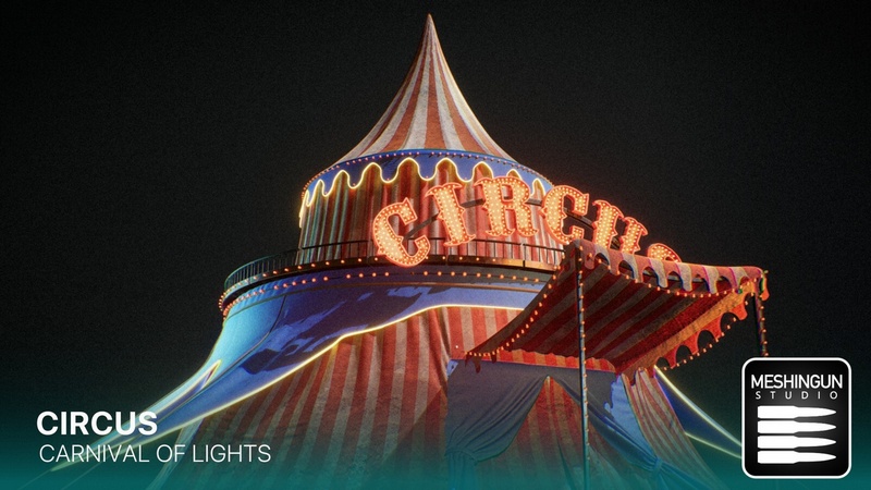 Desire FX 3d models | Circus – Theme Park Attraction – Unreal Engine