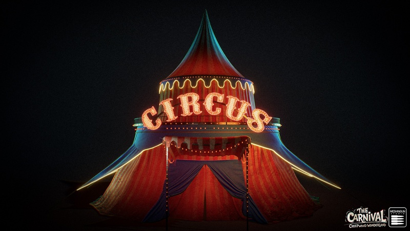 Desire FX 3d models | Circus – Theme Park Attraction – Unreal Engine