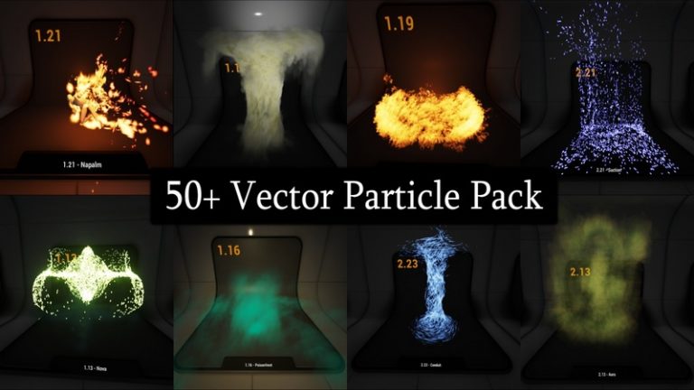 Desire FX 3d models | 50+ Vector Particles – Unreal Engine