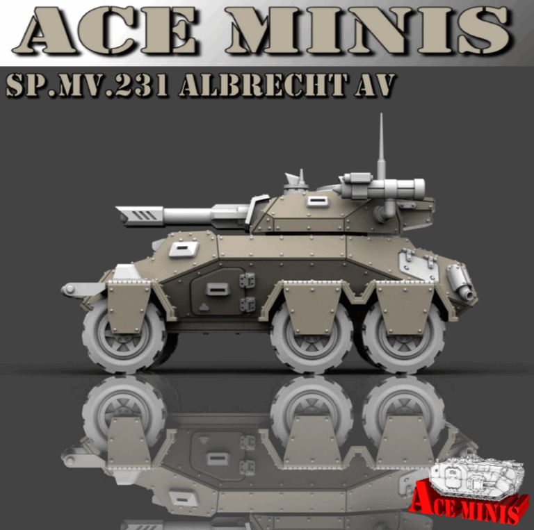 Desire FX 3d models | Ace Minis – SP.MV.231 Albrecht AV – 3D Print Model