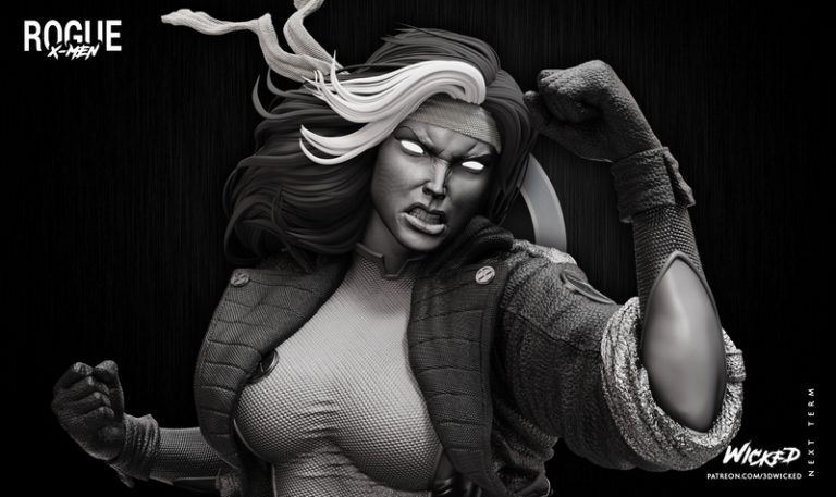Desire FX 3d models | WICKED – Rogue Statue – 3D Print Model