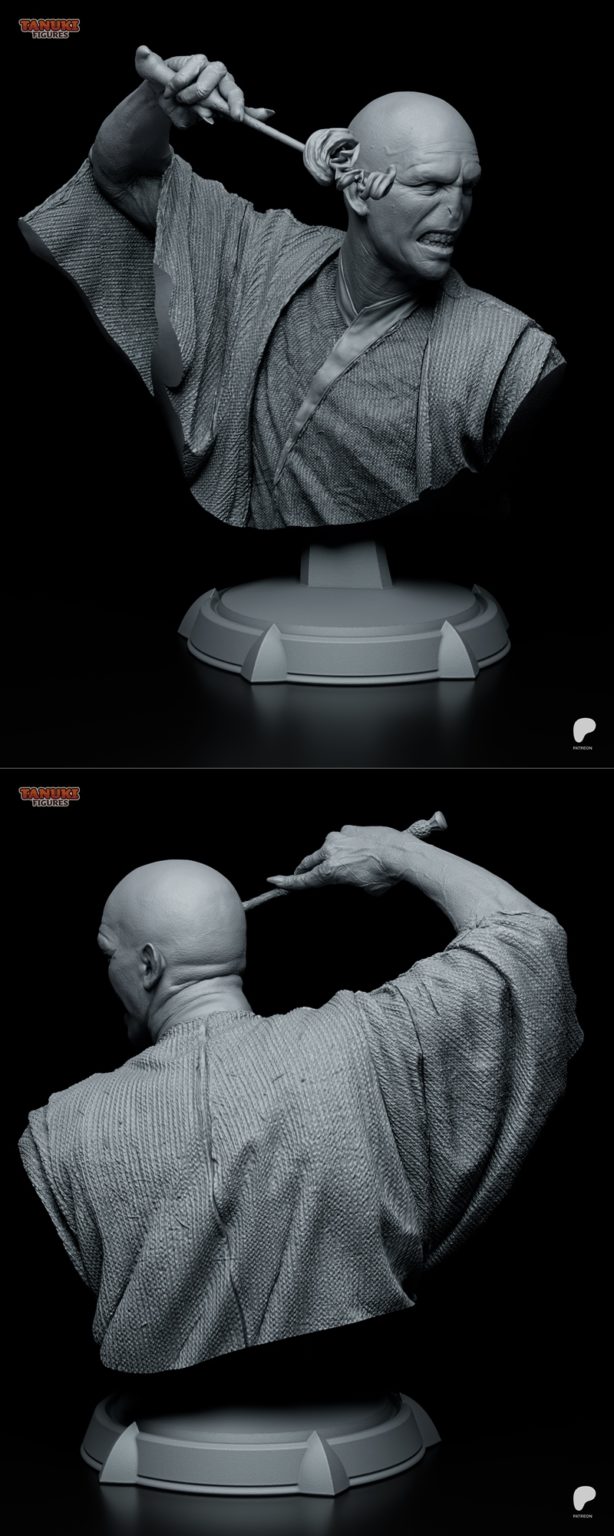 Desire FX 3d models | Tanuki Figures – Voldemort Bust – 3D Print Model STL