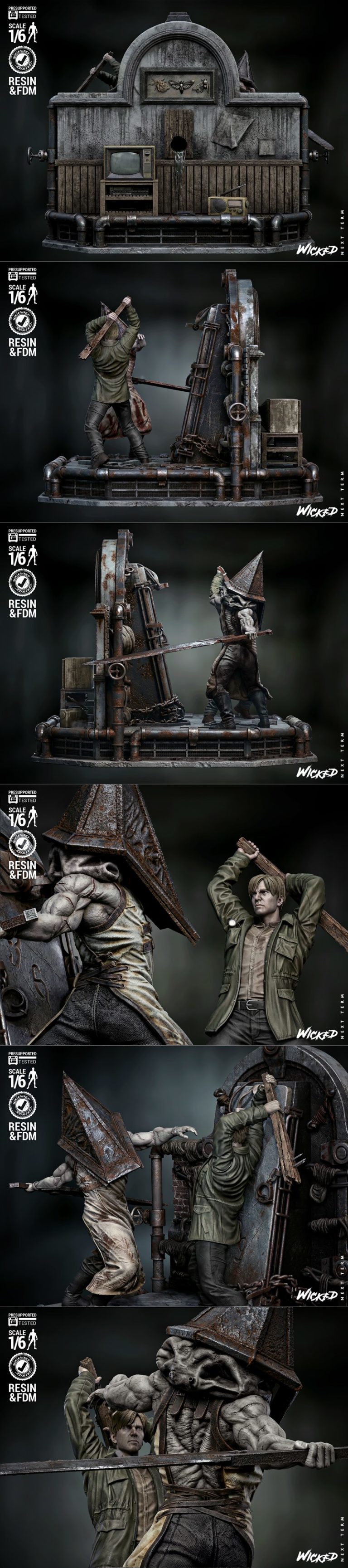 Desire FX 3d models | Wicked – Silent Hill 2 Diorama Diorama – 3D Print ...