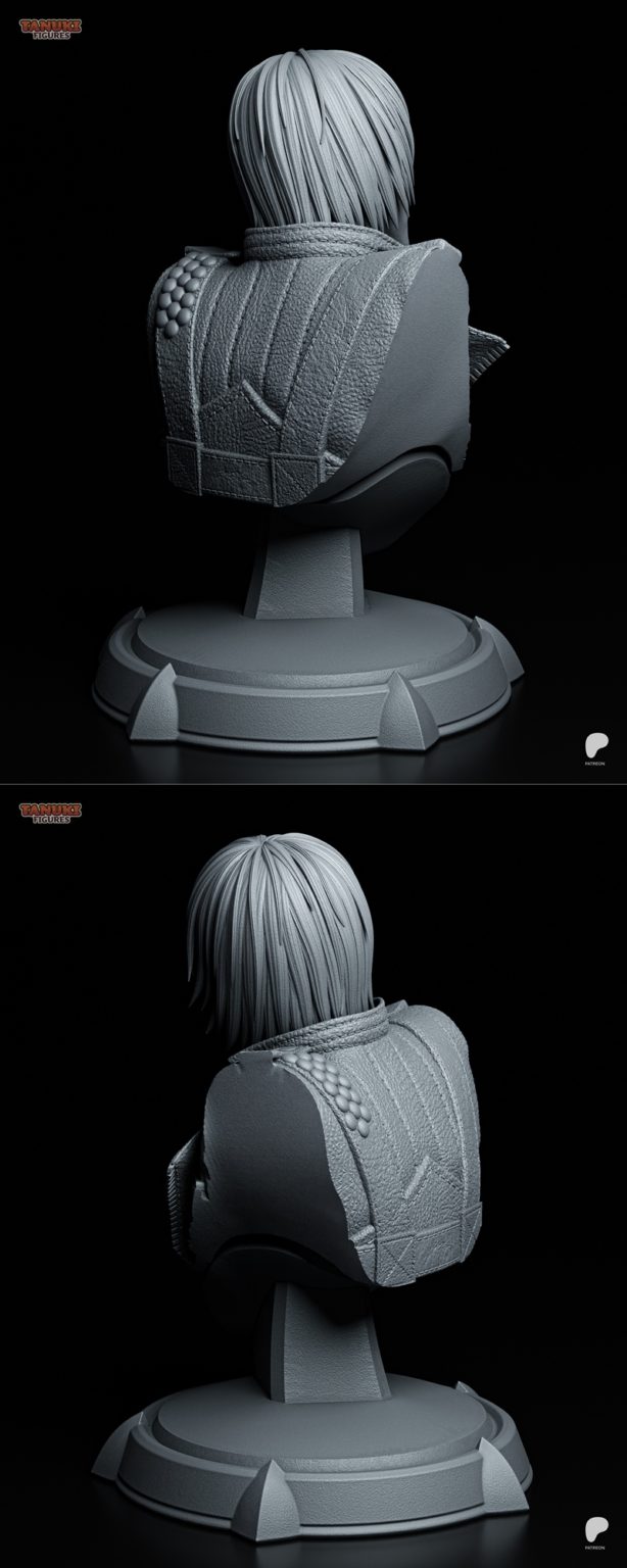 Desire FX 3d models | Tanuki Figures – Dante Bust – 3D Print Model STL