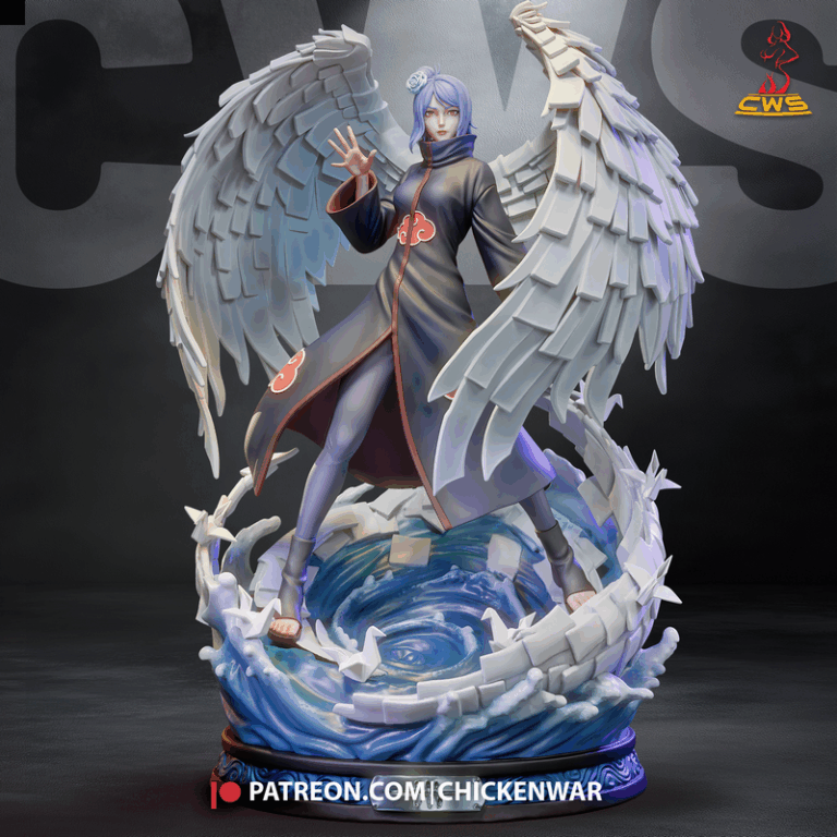 Desire FX 3d models | CW Studio – Naruto – Konan – 3D Print Model