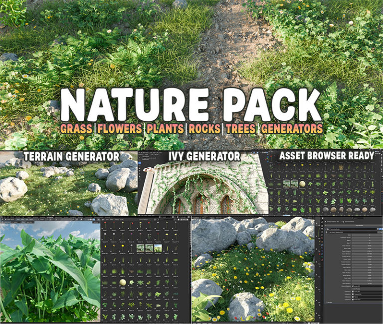 Desire FX 3d models | Nature Asset Pack
