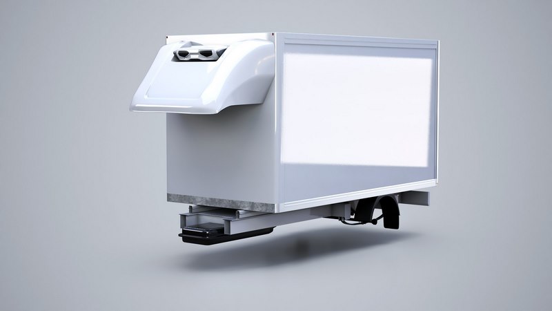 Van Box Module Desire FX 3d models | Refrigerated Van Box Structure